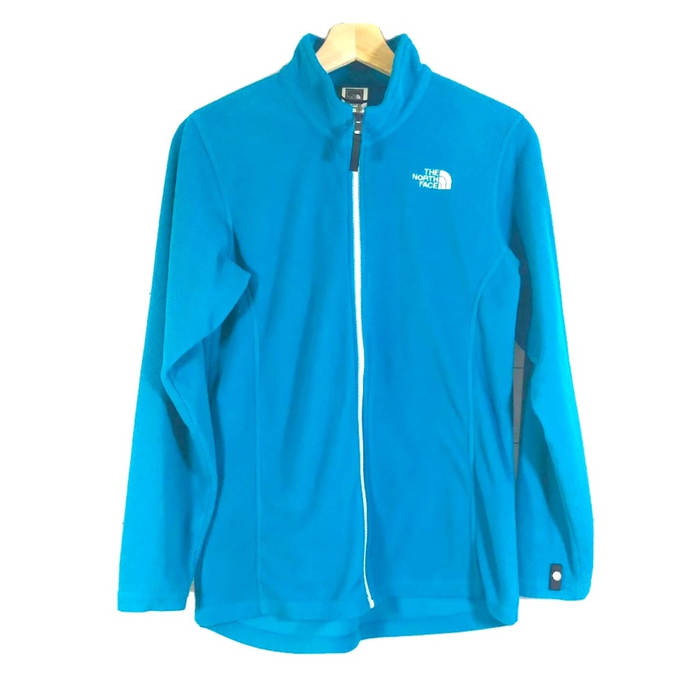 The North Face Fleece Sweater Jacket Zip Up Blue Girls Sz XL